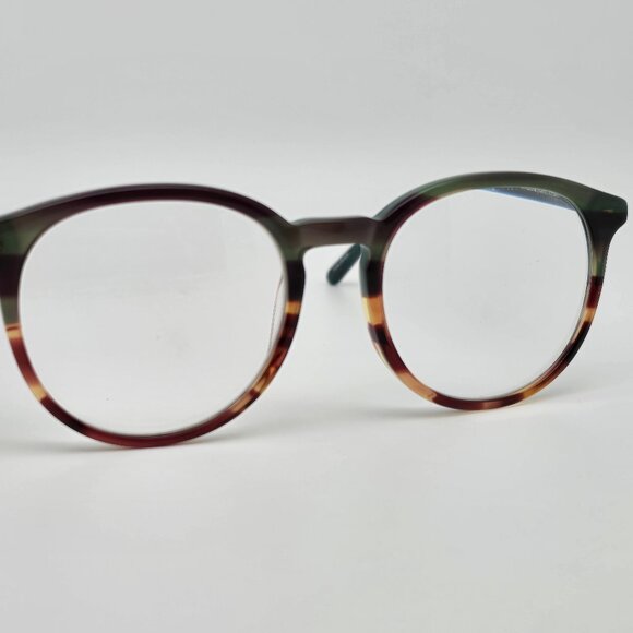 Green Love GL AA W1000 Green Tortoise Fade Oval Eyeglasses Frame 50-18-145 - Picture 6 of 13